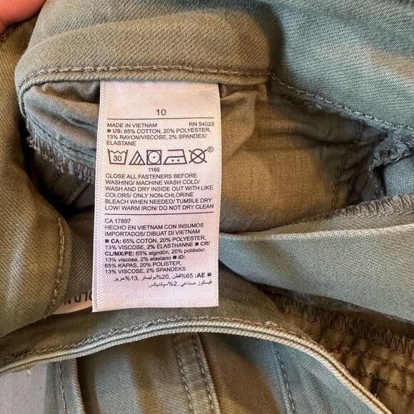 Old Navy Women's Rockstar Super Skinny Mid Rise Olive Green Color Jeans Size 10 - Picture 11 of 11